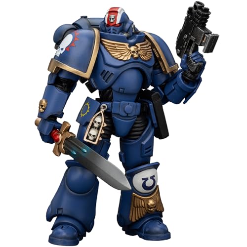 JOYTOY Warhammer 40k Ultramarines Heroes of The Chapter Primaris Lieutenant Erastus 1/18 Action Figur，Sammeln Und Zeigen Modell von JOYTOY