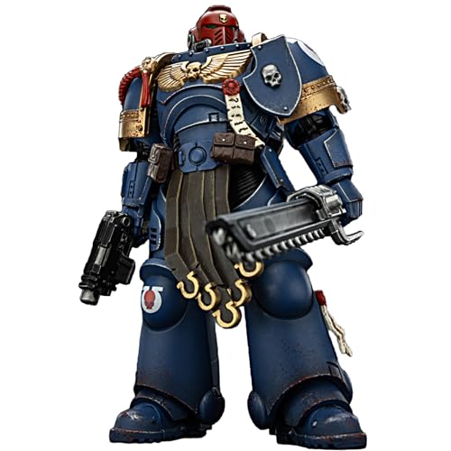 JOYTOY Warhammer 40k Space Marine 2,1/18 Actionfigur Ultramarines Sergeant Gadriel-Sammler-Edition, 12,7 cm, Sammlerstück, Spielzeug für Kinder ab 15 Jahren und Erwachsene von JOYTOY