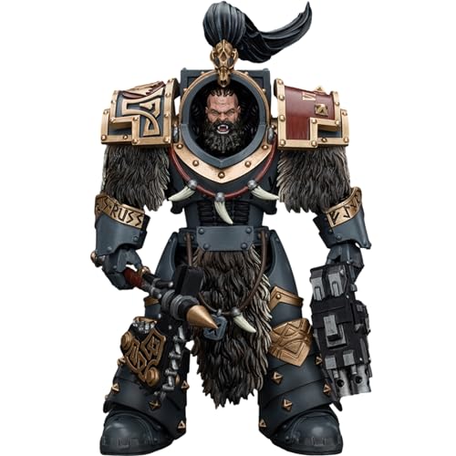 JOYTOY Warhammer 40k Space Wolves, 1/18 Space Wolves Varagyr Wolf Guard Squad Varagyr Thegn Action Figure Collect Model JOYTOY Warhammer 40k Space Wolves, 1/18 Space Wolves Varagyr Wolf Guard Squad Varagyr Thegn Action Figure Collect Model von JOYTOY