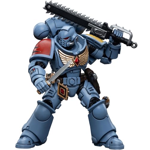JOYTOY Warhammer 40k Space Wolves, Space Wolves Intercessors 1/18 Action Figur, Gewidmet Ihnen die das Sammeln lieben JOYTOY Warhammer 40k Space Wolves, Space Wolves Intercessors 1/18 Action Figur, Gewidmet Ihnen die das Sammeln lieben von JOYTOY