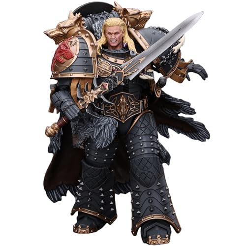 JOYTOY Warhammer 40k Space Wolves Leman Russ Primarch of The VIth Legion 1/18 Action Figur，Kombiniert Sammelwert Und Spielspaß von JOYTOY