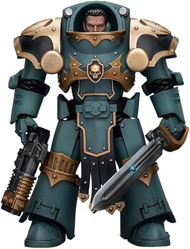 JOYTOY Warhammer 40k The Horus Heresy Sons of Horus Tartaros Terminator Squad Sergeant with Volkite Charger and Power Sword 1:18 Scale Collectible Action Figure von JOYTOY
