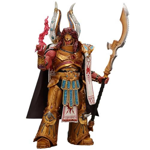 JOYTOY Warhammer 40k Thousand sons Magnus The Red Primarch of The XVth Legion 1/18 Action Figur，Kombiniert Sammelwert Und Spielspaß von JOYTOY