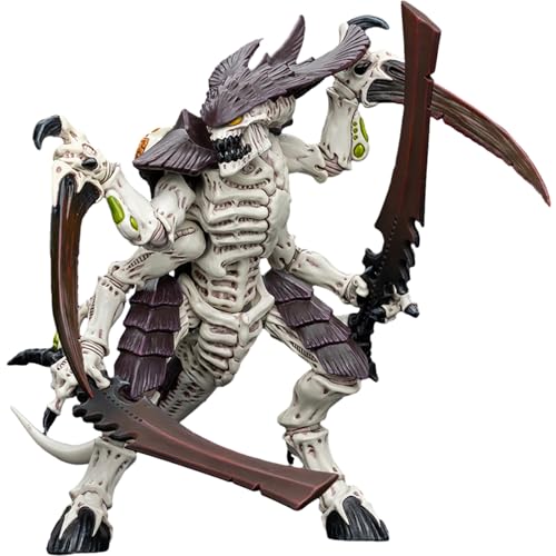JOYTOY Warhammer 40k Tyranids Hive Fleet Leviathan Tyranid Warrior with Boneswords 2 1/18 Action Figur，Sammeln Und Zeigen Modell von JOYTOY