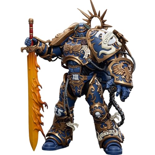 JOYTOY Warhammer 40k Ultramarines Primarch Roboute Guilliman 1/18 Action Figur，Kombiniert Sammelwert Und Spielspaß von JOYTOY