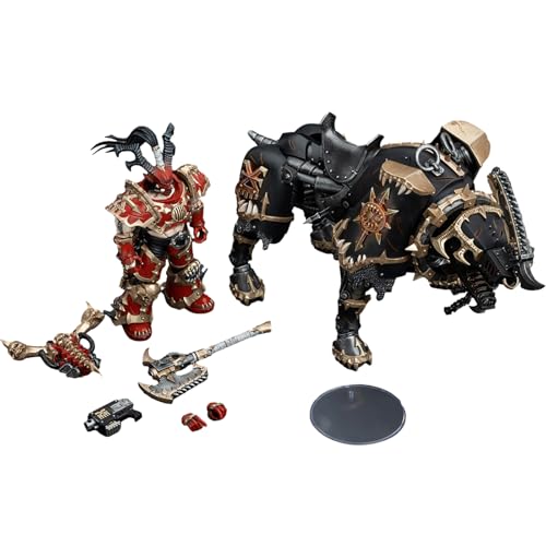 JOYTOY Warhammer 40k World Eaters Lord Invocatus 1/18 Action Figur，Kombiniert Sammelwert Und Spielspaß von JOYTOY
