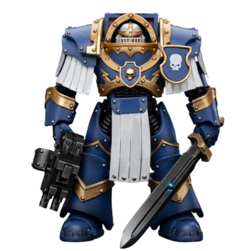 JOYTOY Warhammer Horus Heresy 1:18 Scale Collectible 13.6 cm Action Figure Ultramarines Cataphractii Terminator Squad Sergeant with Power Sword von JOYTOY