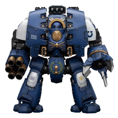 JOYTOY Warhammer Horus Heresy Ultramarines Leviathan Dreadnought with Cyclonic Melta Lance and Siege Claws, 28.6 cm Collectible Action Figure Model Gifts von JOYTOY