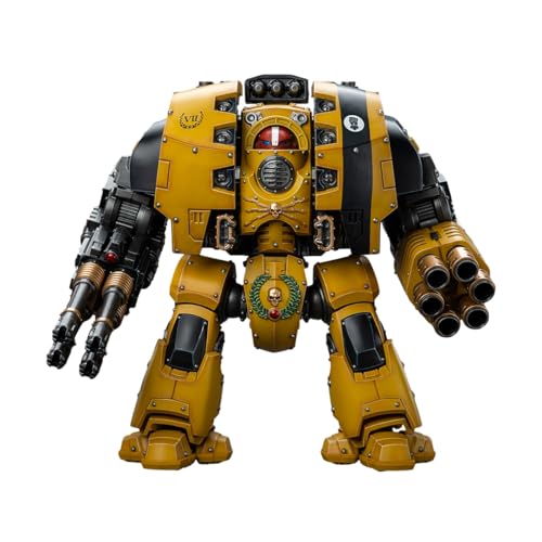 JOYTOY Warhammer The Horus Heresy Collectible Figure: Imperial Fists Leviathan Dreadnought with Cyclonic Melta Lanze and Storm Cannon 1:18 Scale Mecha Joy Toy Collection Model 28.6cm von JOYTOY