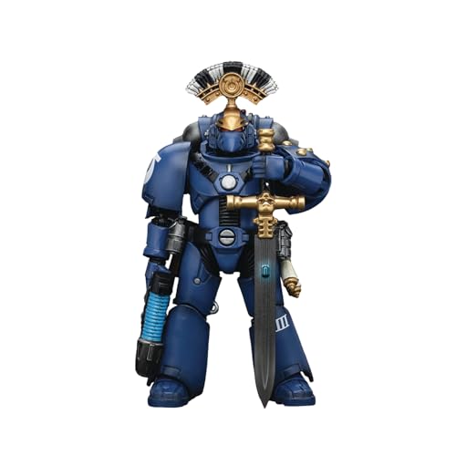 JoyToy Warhammer 40k: Ultramarines MKVI Tactical Squad Sargeant with Power Sword Actionfigur im Maßstab 1:18 von JOYTOY
