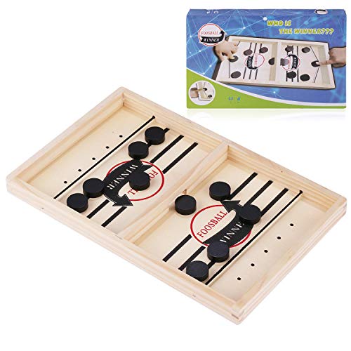 JOYUE Katapult Brettspiel, Fast Sling Puck Game Tragbares Eisball-Kampfspiel Bouncing Hockey Brettspiel, Tisch Slingshot Brettspiel, Spiel Stoßstange Schach, Desktop-Spiel für Kinder & Eltern-Kind JOYUE Katapult Brettspiel, Fast Sling Puck Game Tragbares Eisball-Kampfspiel Bouncing Hockey Brettspiel, Tisch Slingshot Brettspiel, Spiel Stoßstange Schach, Desktop-Spiel für Kinder & Eltern-Kind von JOYUE