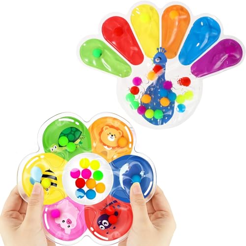 JOYVOVO 2Pcs Sensorik Spielzeug, Color Sorting Fidget Toy zum Sortieren der Farben, Sensorisches Fidget Spielzeug für Autismus, Anti Stress Montessori Spielzeug Baby Sortierspiel zum Zählen Sortieren JOYVOVO 2Pcs Sensorik Spielzeug, Color Sorting Fidget Toy zum Sortieren der Farben, Sensorisches Fidget Spielzeug für Autismus, Anti Stress Montessori Spielzeug Baby Sortierspiel zum Zählen Sortieren von JOYVOVO