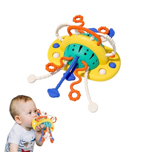 JOYVOVO Montessori Spielzeug, Sensorisches Babyspielzeug ab Kinder, Zugschnurspielzeug zur Fähigkeitsentwicklung, Beißspielzeug, Pädagogisches Motorikspielzeug Geschenk für Jungen, Mädchen, Kinder JOYVOVO Montessori Spielzeug, Sensorisches Babyspielzeug ab Kinder, Zugschnurspielzeug zur Fähigkeitsentwicklung, Beißspielzeug, Pädagogisches Motorikspielzeug Geschenk für Jungen, Mädchen, Kinder von JOYVOVO