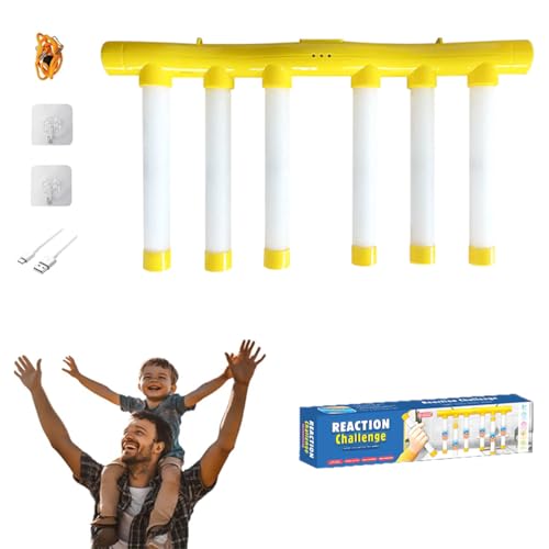 JOYVOVO Spielspielzeug mit Fallenden Stöcken, Reaktionstraining Spielspielzeug mit Fallenden Stöcken, Catching Sticks Game, Drop Stick Game, Hand-Auge-Koordination Spiel for Kinder Erwachsene von JOYVOVO