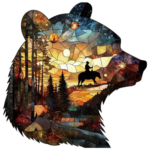Challenging Brown Bear Holzpuzzle, Problemlösungsfähigkeits-Entwicklungspuzzle-Spiel, Handgefertigte DIY-Kunsthandwerk Puzzle-Liebhaber, Ideales Muttertagsgeschenk Challenging Brown Bear Holzpuzzle, Problemlösungsfähigkeits-Entwicklungspuzzle-Spiel, Handgefertigte DIY-Kunsthandwerk Puzzle-Liebhaber, Ideales Muttertagsgeschenk von JOZYSH