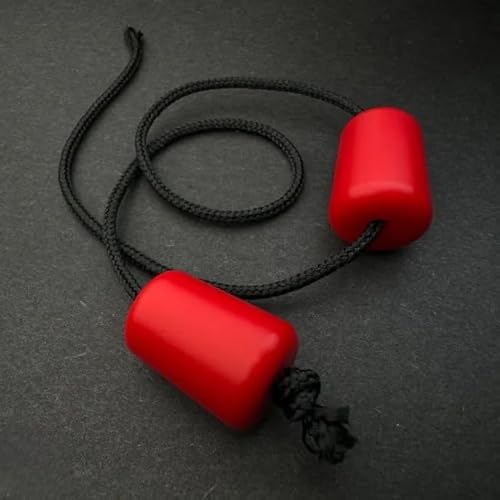 Aroundsquare Mangas (Delrin) Begleri, Edelstahl-Fidget-Spielzeug für Erwachsene ab 14 Jahren, echt, authentisch (rot) von JP GAMES LTD