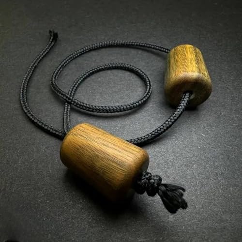 Aroundsquare Mangas (grünes Sandelholz) Begleri, Edelstahl-Fidget-Spielzeug für Erwachsene ab 14 Jahren, echt, authentisch von JP GAMES LTD