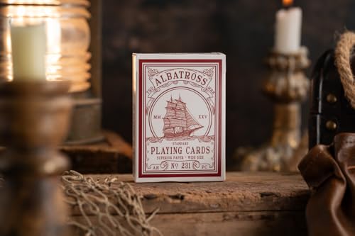 JP GAMES LTD Albatross Nr. 231 Spielkarten von Alex Haines – Poker-Größe, Vintage-Stil, gedruckt von Legends – Erwachsene, ab 14 Jahren von JP GAMES LTD