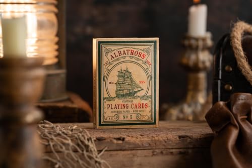 JP GAMES LTD Albatross Nr. 5 Spielkarten von Alex Haines - Poker-Größe, Vintage-Stil, gedruckt von Legends - Erwachsene, ab 14 Jahren von JP GAMES LTD