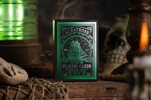 JP GAMES LTD Albatross Nr. 6 vergoldete Spielkarten von Alex Haines – Poker-Größe, Vintage-Stil, gedruckt von Legends – Erwachsene, ab 14 Jahren JP GAMES LTD Albatross Nr. 6 vergoldete Spielkarten von Alex Haines – Poker-Größe, Vintage-Stil, gedruckt von Legends – Erwachsene, ab 14 Jahren von JP GAMES LTD