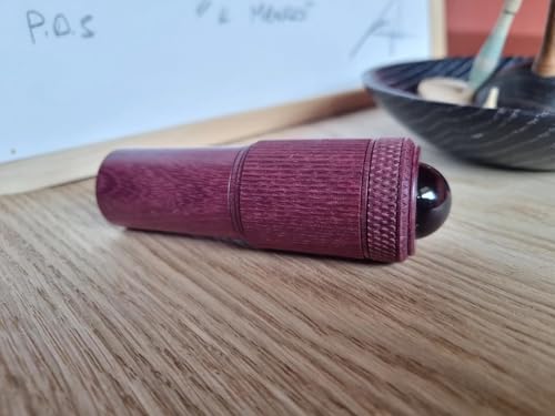 JP GAMES LTD Armando Perri Teleidoskop mit Herzmotiv, aus Holz, handgefertigt, handgefertigt in der Schweiz, klein 9,5 cm, Erwachsene ab 14 Jahren, Violett von JP GAMES LTD