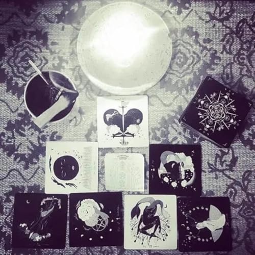 JP GAMES LTD Dark Days Tarot-Deck – Wahrsagungsdeck inspiriert dunklere Tage des Mondzyklus, von Wren McMurdo Brignac, Erwachsene ab 14 Jahren von JP GAMES LTD