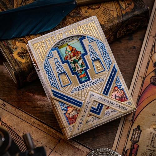 JP GAMES LTD Eye Of The Ocean Playing Cards: Nephilim Gilded Edition by Stockholm17, cooles Sammeldeck in Pokergröße, Erwachsene ab 14 Jahren von JP GAMES LTD