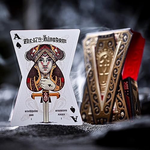JP GAMES LTD Stockholm17 17th Kingdom Avant Garde Spielkarten – Poker-Größe, ungewöhnliche Form Deck von JP GAMES LTD