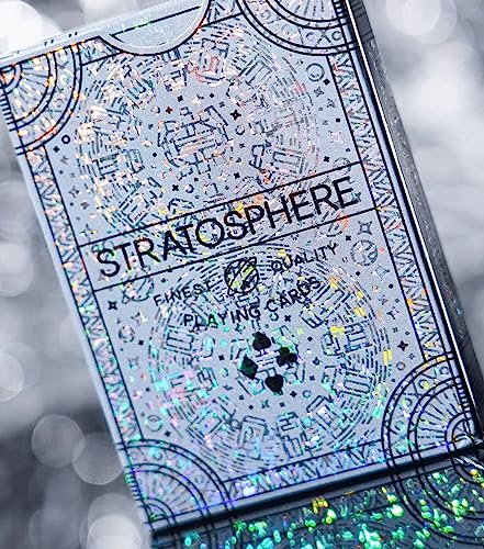 JP GAMES LTD Stratosphere Murchison Spielkarten, gedruckt von Legends auf atemberaubender holografischer Vollfolie von JP GAMES LTD