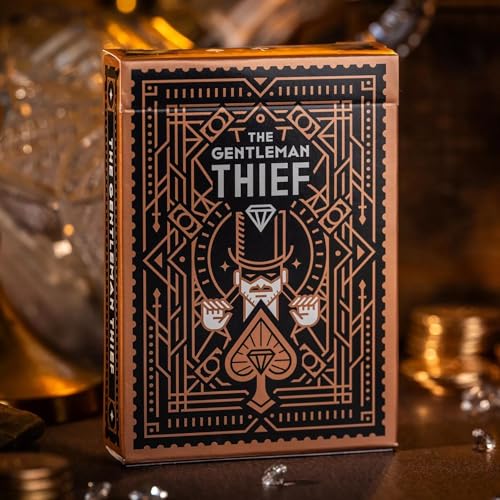 JP GAMES LTD The Gentleman Thief Playing Cards: Standard Copper Edition von Thirdway Industries, cooles Sammeldeck in Pokergröße, Erwachsene ab 14 Jahren JP GAMES LTD The Gentleman Thief Playing Cards: Standard Copper Edition von Thirdway Industries, cooles Sammeldeck in Pokergröße, Erwachsene ab 14 Jahren von JP GAMES LTD