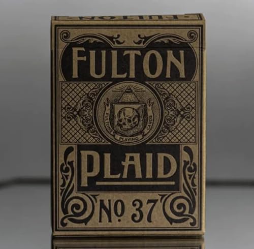 Limited Edition Fultons Plaid Spielkarten (brauner Tuckbox) von JP GAMES LTD
