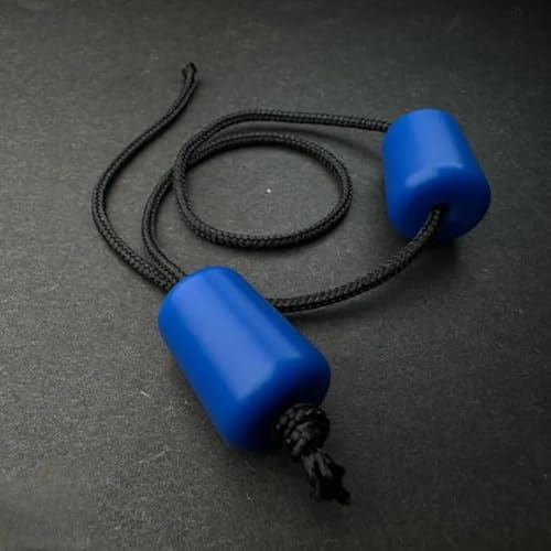 Mangas (Delrin) Begleri, Edelstahl Fidget Skill Spielzeug für Erwachsene ab 14 Jahren, von Aroundsquare – echt, authentisch (blau) von JP GAMES LTD