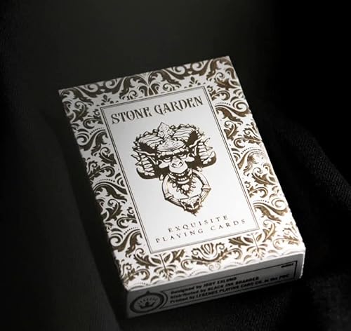 Stone Garden v2 Luxus-Spielkarten von Jody Eklund, Black Inc von JP GAMES LTD