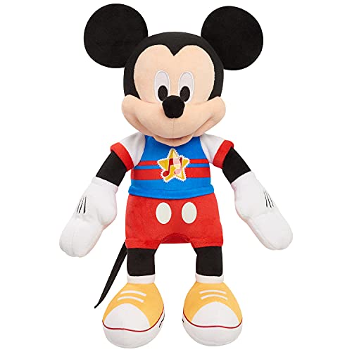 JP Mickey and Minnie JPL14619 Disney Junior Mouse Funhouse Singing Fun Plüschtier Mickey Maus Singende Plüschfigur, Mehrfarbig, 27.94 von JP Mickey and Minnie