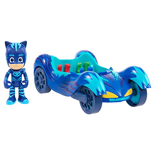 JP PJ Masks – Rollenspiel-Set mit Cat-Car Fahrzeug und Catboy Mini-Spielfigur von JP PJ Masks