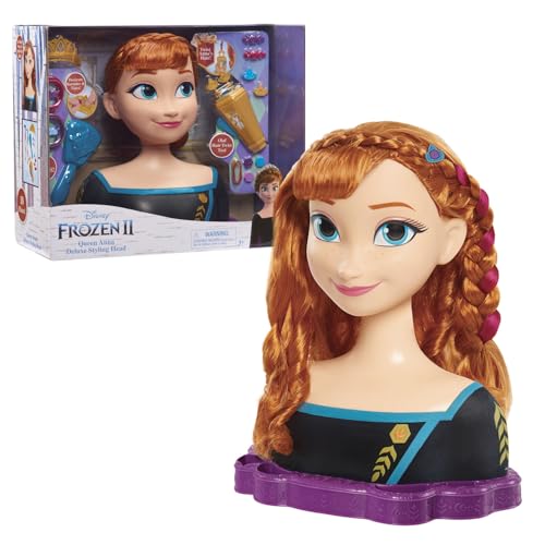 JP Disney Styling Frozen 2 Deluxe Anna Styling Head, FRND7000 von JP