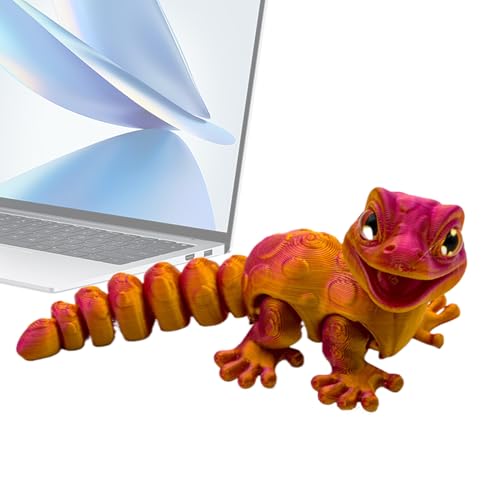 JPSDOWS 3D-gedrucktes Chamäleon - Reptilientiere Figuren | Schreibtischstatue Reptil Spielzeug für Kinder JPSDOWS 3D-gedrucktes Chamäleon - Reptilientiere Figuren | Schreibtischstatue Reptil Spielzeug für Kinder von JPSDOWS