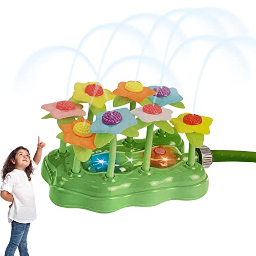 JPSDOWS Blumensprinkler-Spielzeug, Sprinkler-Spielzeug für Kinder | Interessantes Blumen-Wassersprinkler-Spielzeug - Kinder Sprinkler Blumenspielzeug Outdoor Sommerspiele Mini Blumensprinkler von JPSDOWS