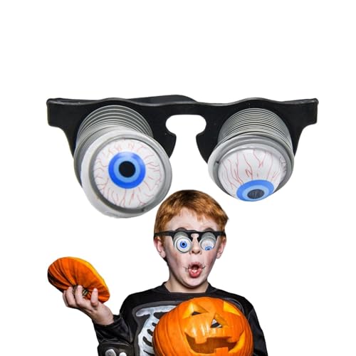 JPSDOWS Halloween Brille Kostümzubehör | Schlaffe Verrückte Brille,Originelles Spielzeug Für Karneval Fasching Familienfeste JPSDOWS Halloween Brille Kostümzubehör | Schlaffe Verrückte Brille,Originelles Spielzeug Für Karneval Fasching Familienfeste von JPSDOWS