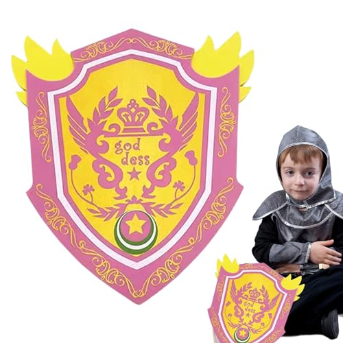 Schaumstoff-Schild-Spielzeug,Schaum-Spielzeug-Schild | Mittelalterliche Polsterwaffen für Kinder,Tragbare Schaumstoffwaffen, Kostüm-Rollenspielzubehör für Mädchen, Jungen, Kinder von JPSDOWS
