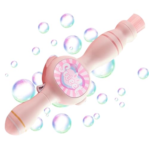Seifenblasenmaschine, Seifenblasenstäbe, Mini Bubble Wand Bubble Stick, Sommer-Blasenspielzeug, ergonomische Hand-Blasenmaschine zum Füllen von Osterkörben von JPSDOWS