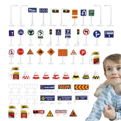 Verkehrsschilder für Kinder,Spiel-Verkehrsschilder für Kinder | Straßenschild-Spielset für Kinder - Ausreichende Menge Kinder spielen Verkehrszeichen für Reisen, im Freien, zu Hause, in der Schule, im Verkehrsschilder für Kinder,Spiel-Verkehrsschilder für Kinder | Straßenschild-Spielset für Kinder - Ausreichende Menge Kinder spielen Verkehrszeichen für Reisen, im Freien, zu Hause, in der Schule, im von JPSDOWS