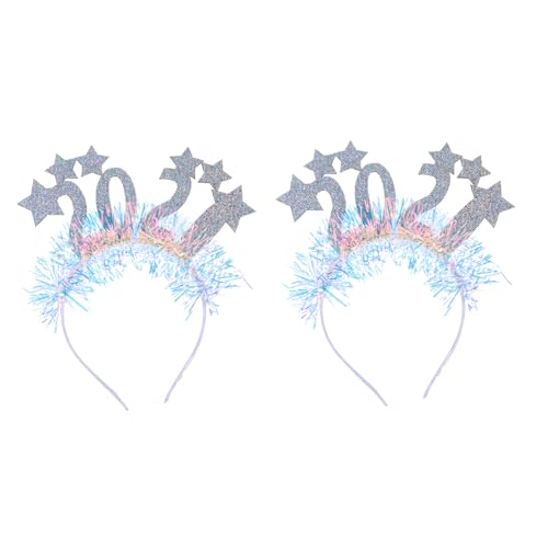 JPXXFM 2pcs 2021 Jahre Party Haarbandstar Hair Hoops bequeme Stirnbänder für Festivals Accessoires für Weihnachten und Halloween -Feierlichkeiten JPXXFM 2pcs 2021 Jahre Party Haarbandstar Hair Hoops bequeme Stirnbänder für Festivals Accessoires für Weihnachten und Halloween -Feierlichkeiten von JPXXFM