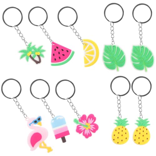 JPXXFM Keychain -Anhänger Set 10pcs Hawaiianer Schlüsselanhänger in Massen Neuheit Schlüsselbund Dekor für Party Schoolbag und Bag Accessoire zufälliger Stil JPXXFM Keychain -Anhänger Set 10pcs Hawaiianer Schlüsselanhänger in Massen Neuheit Schlüsselbund Dekor für Party Schoolbag und Bag Accessoire zufälliger Stil von JPXXFM