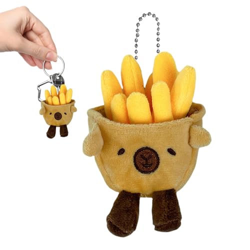 JPXXFM Pommes Spielzeug, Spielzeug, Pommes Toy Capybara Anhänger | Puppenanhängerschlüsselkette für Handtaschen -Rucksackschlüssel, eindeutig von JPXXFM