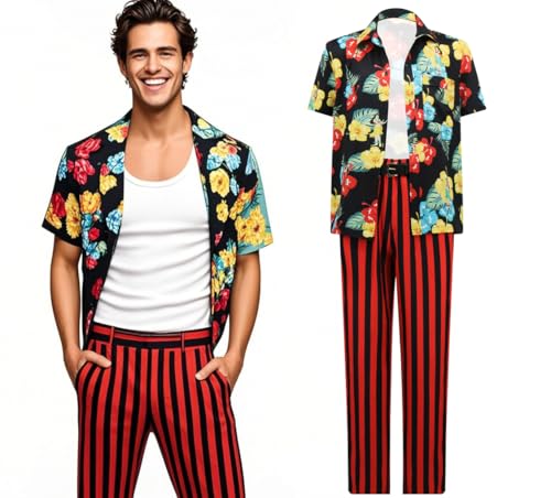 JQAKFIY Ace Kostüm Tierdetektiv-Outfits 90er Jahre Film Charakter Anzug 80er 90er Jahre Herren Kostüm Klassisch Halloween Cosplay XXL JQAKFIY Ace Kostüm Tierdetektiv-Outfits 90er Jahre Film Charakter Anzug 80er 90er Jahre Herren Kostüm Klassisch Halloween Cosplay XXL von JQAKFIY