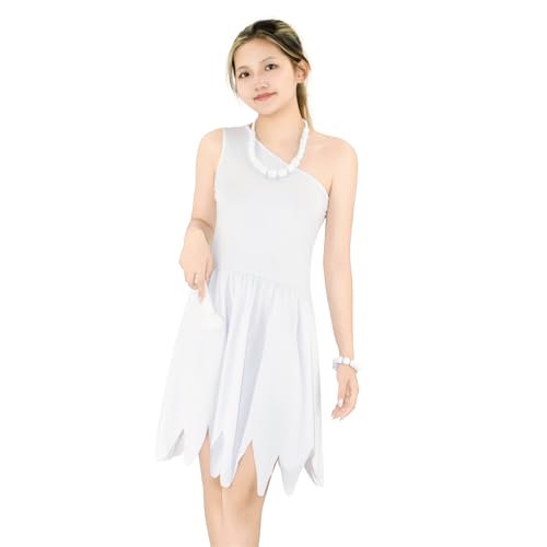 JQAKFIY Halloween-Kostüm für Erwachsene, Wilma-Kostüm, Cosplay, Party-Outfit, Während, X-Large JQAKFIY Halloween-Kostüm für Erwachsene, Wilma-Kostüm, Cosplay, Party-Outfit, Während, X-Large von JQAKFIY