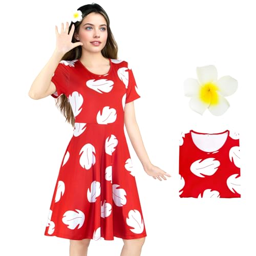 JQAKFIY Lilo Kostüm für Damen, Bo Peep-Kostüm, blaues Hundekleid, Hawaii, ausgestellte Kleider, Halloween, Erwachsene, Cartoon, Cosplay, Outfit, Größe XS JQAKFIY Lilo Kostüm für Damen, Bo Peep-Kostüm, blaues Hundekleid, Hawaii, ausgestellte Kleider, Halloween, Erwachsene, Cartoon, Cosplay, Outfit, Größe XS von JQAKFIY