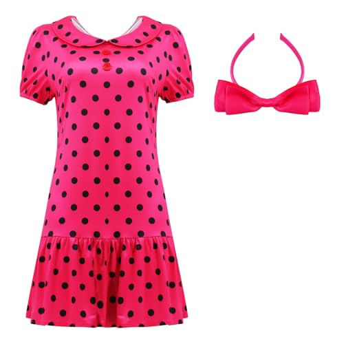 JQAKFIY Lucy Kostüm für Damen, Charlie-Charakter, Cosplay, Halloween, Puffärmel, Kleid für Erwachsene, Größe XXL JQAKFIY Lucy Kostüm für Damen, Charlie-Charakter, Cosplay, Halloween, Puffärmel, Kleid für Erwachsene, Größe XXL von JQAKFIY