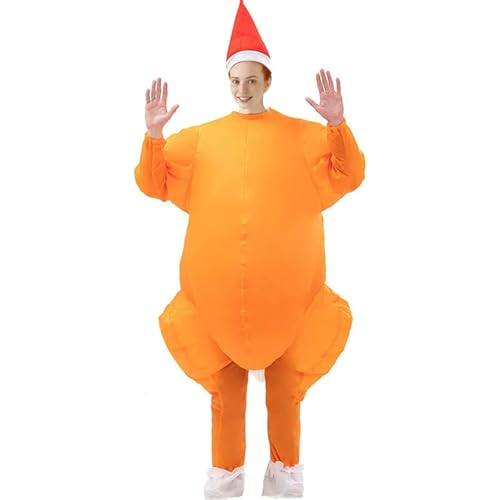 JQTOP Pumpkin Aufblasbare Kostüme für Halloween und Weihnachten, Lustige Ballkostüme, Lustige Partyspiele, Rollenspiel-Overalls (Türkei) von JQTOP